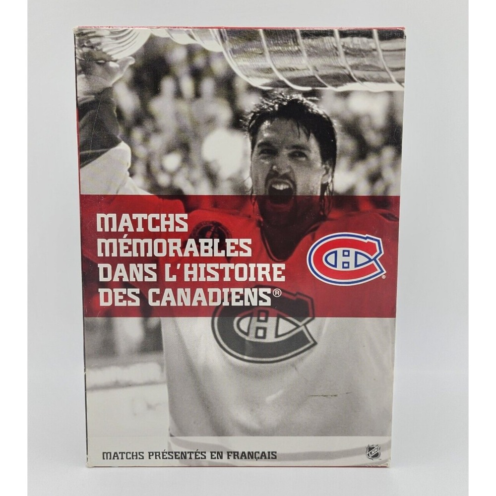 Matchs Mémorables Histoire des Canadiens DVD French Québécois Montreal Canadiens
